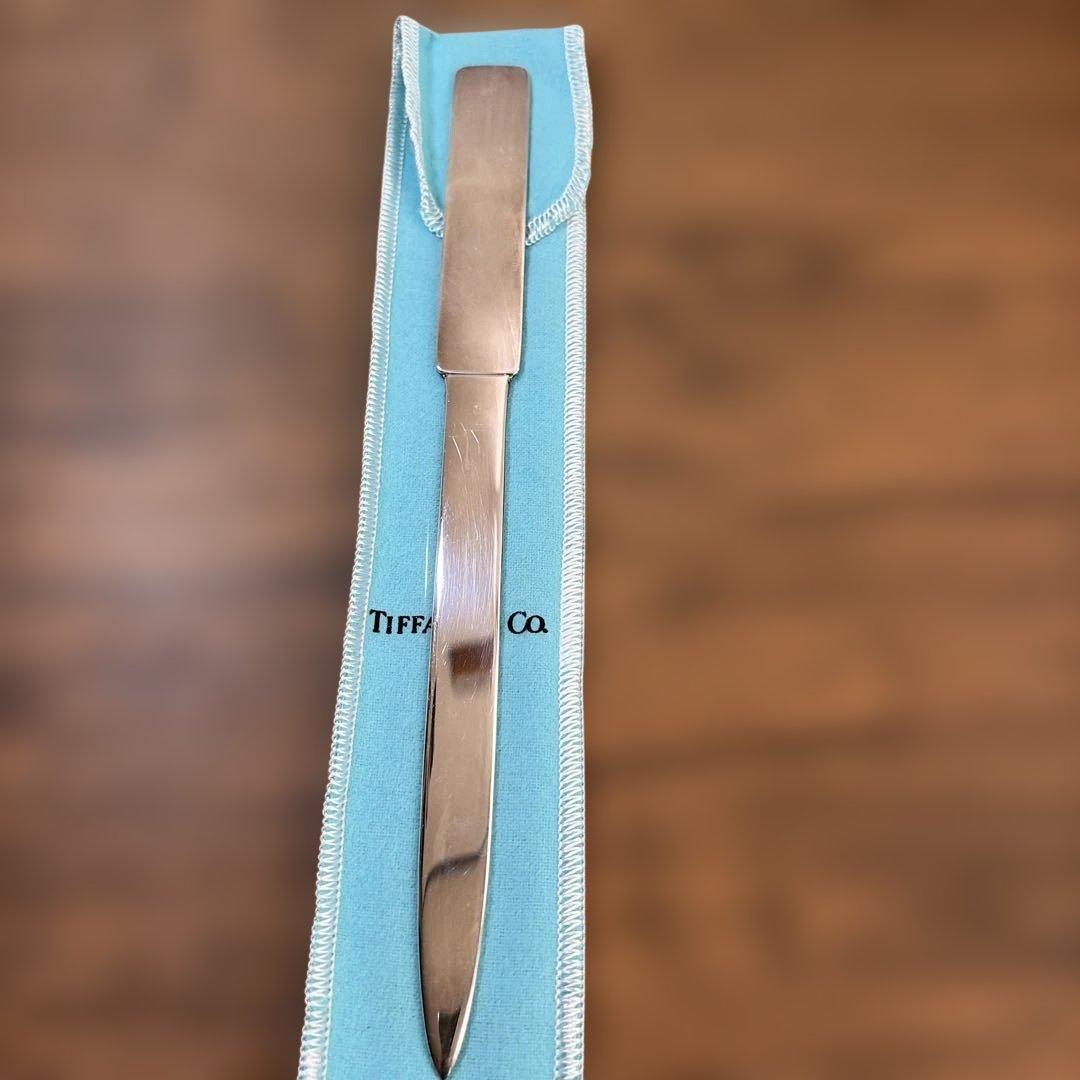 ティファニー ヴィンテージ シルバープレートペーパーナイフ レターオープナ ー