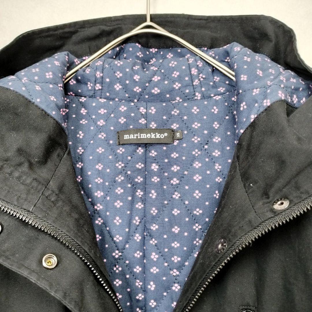 マリメッコ 2way モッズコートキルティング 総柄 花柄 ウォシャブル
