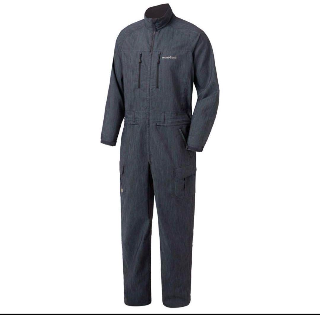 新品　モンベル　フィールド　インディゴ　カバーオール　つなぎ
