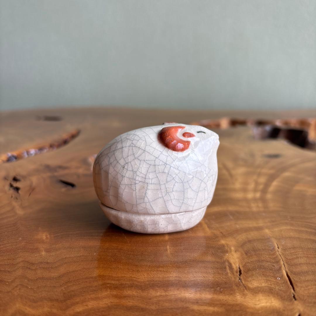 干支香合 桂楽造 未年 茶道具 共箱