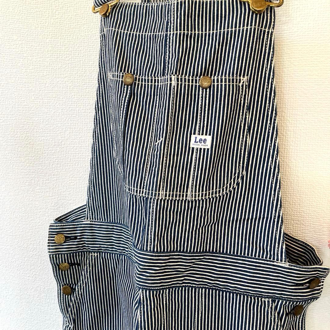 【美品】LEE リー　デニムオーバーオール　XL