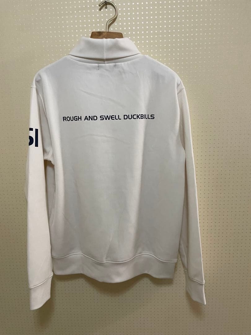 rough & swell ダンボールニットハイネックトレーナーL ホワイト