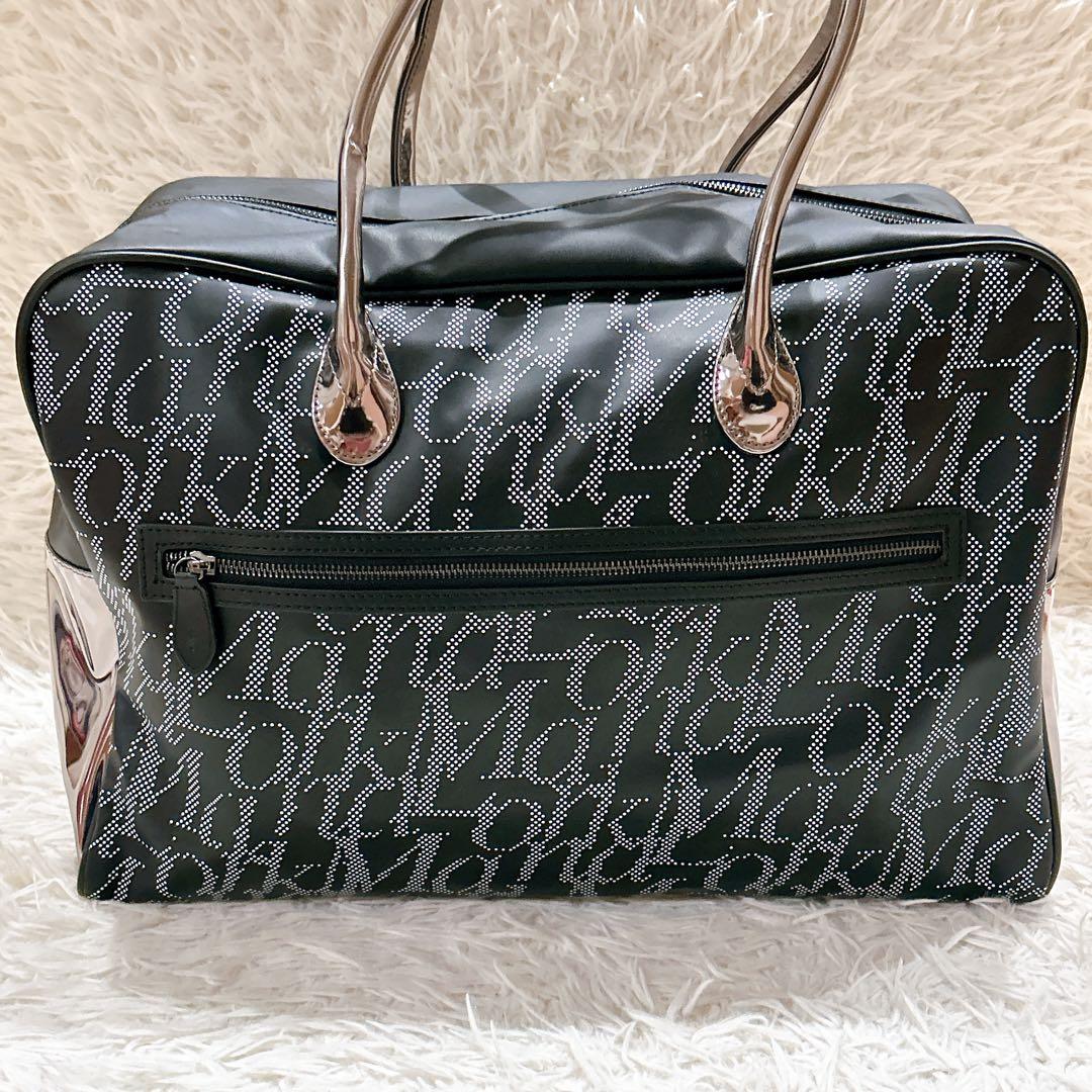 新品　マークアンドロナ　ゴルフバッグ　ボストンバッグ　ブラック　ロゴ