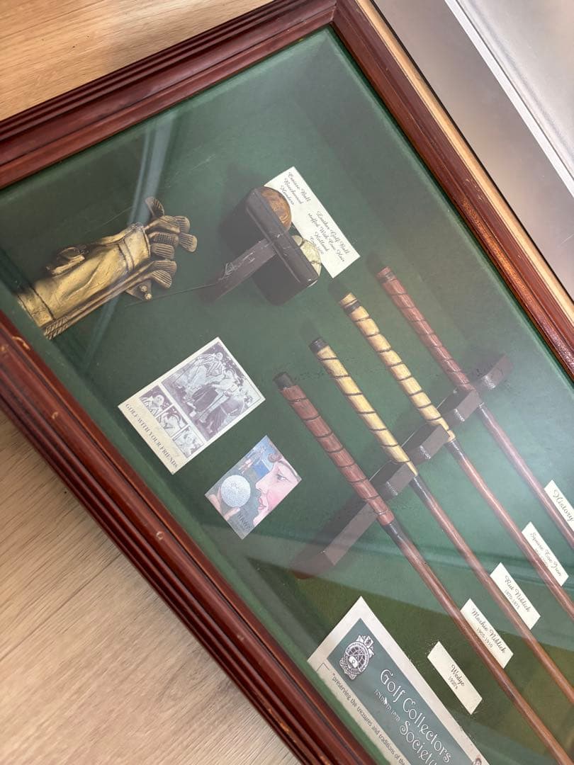 ゴルフコレクション　壁かけ　額　アンティーク　希少品