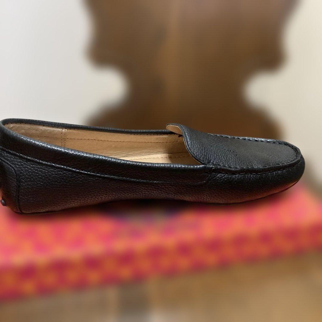 （値下げ）Ralph Laurenブラックレザー ドライビングシュー極美品