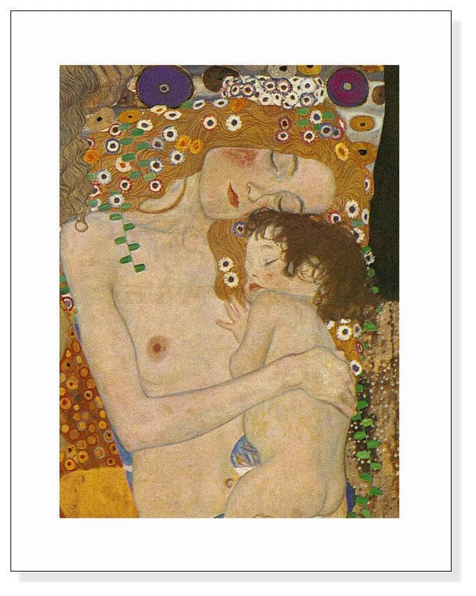 額装品/母と子/グスタフ クリムト