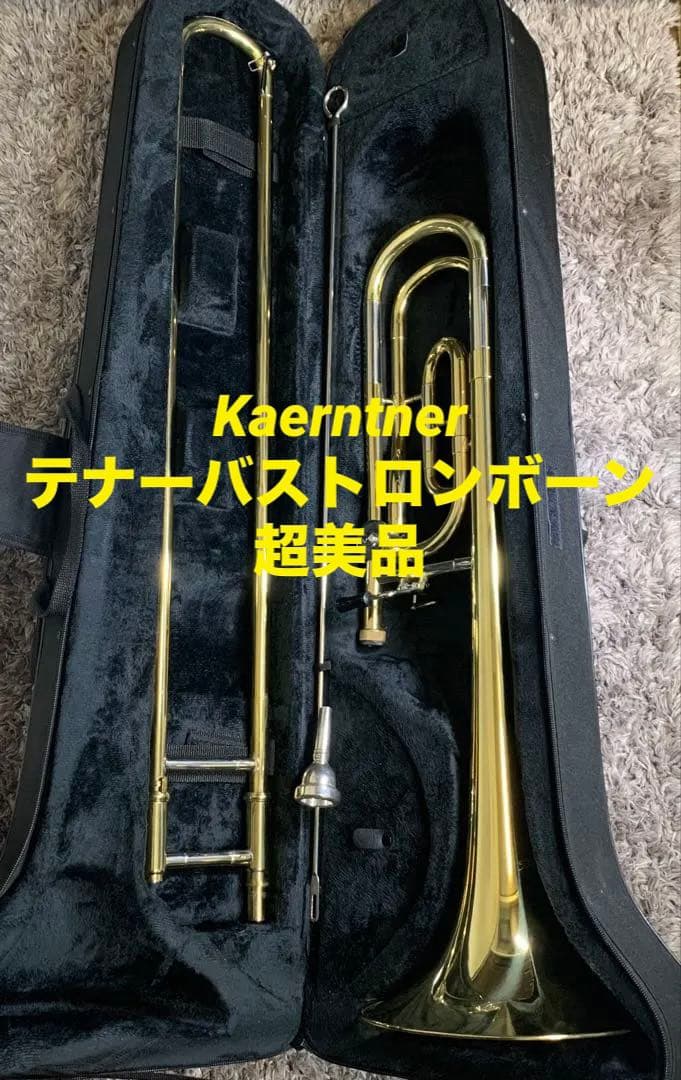 【超美品】Kaerntner ケルントナー　テナーバストロンボーン 太管