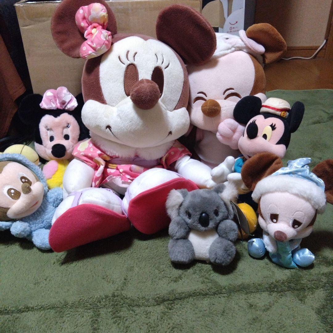 ミニーマウス ぬいぐるみセット　7体