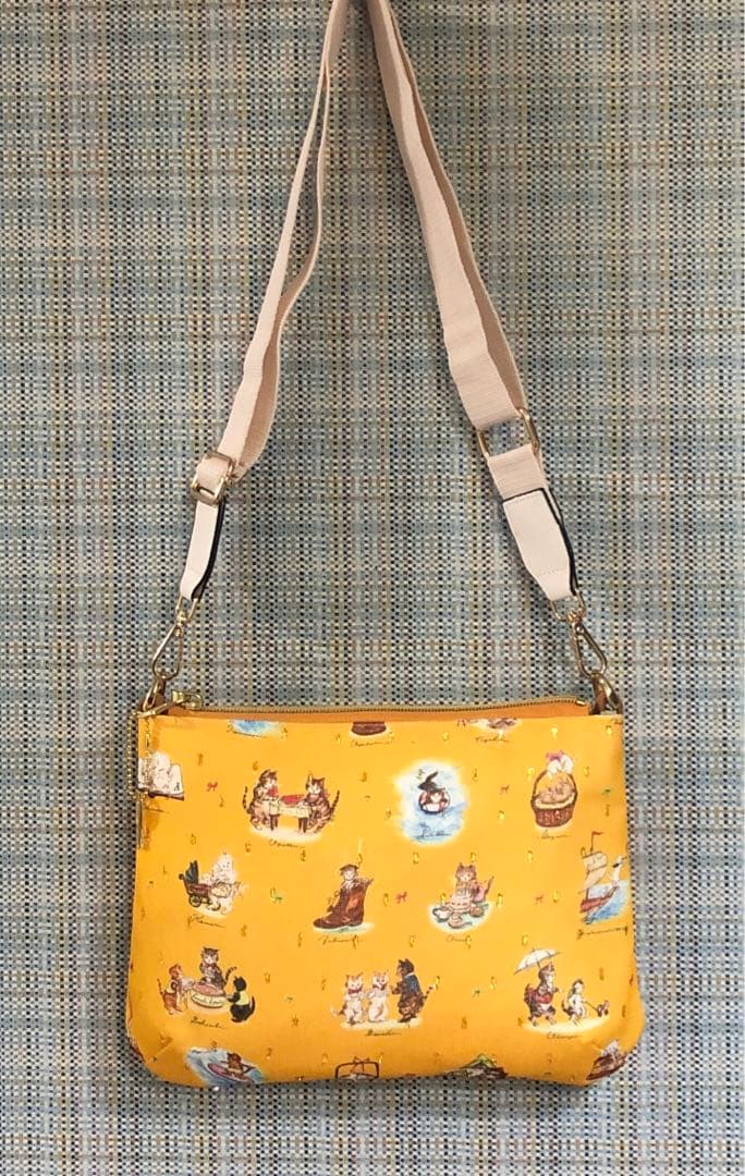 専用　1875.ハンドメイド　23cmマチ有りファスナーバッグ　フランシュリッペ