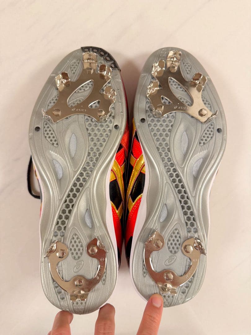 【値引き不可】asics 野球用スパイク 27cm