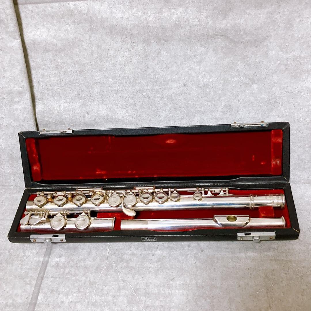 PEARL フルート PF-501 Eメカ 銀製 シルバー ハードケース付 美品