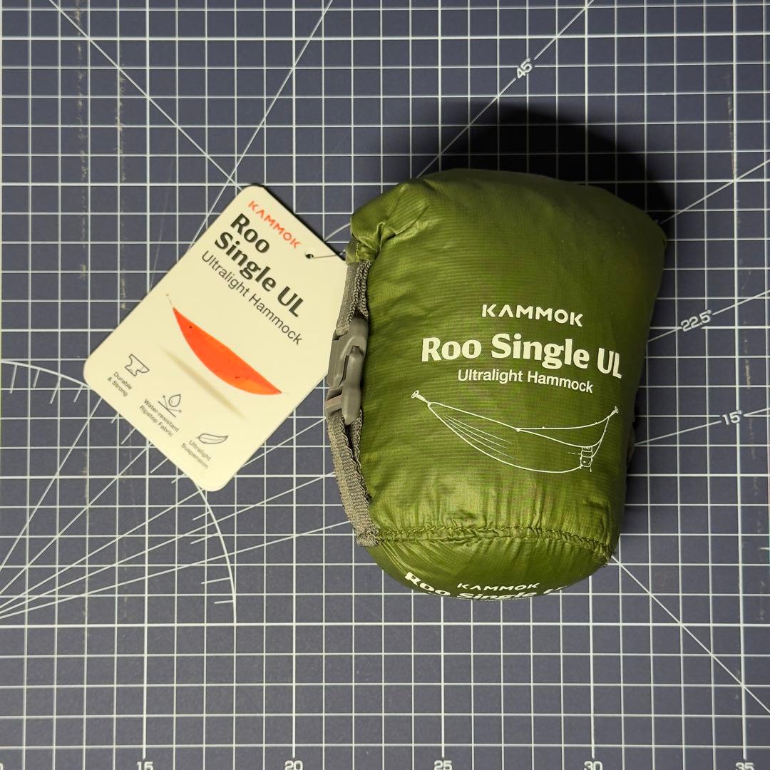 【未使用】KAMMOK Roo Single UL ウルトラライトハンモック