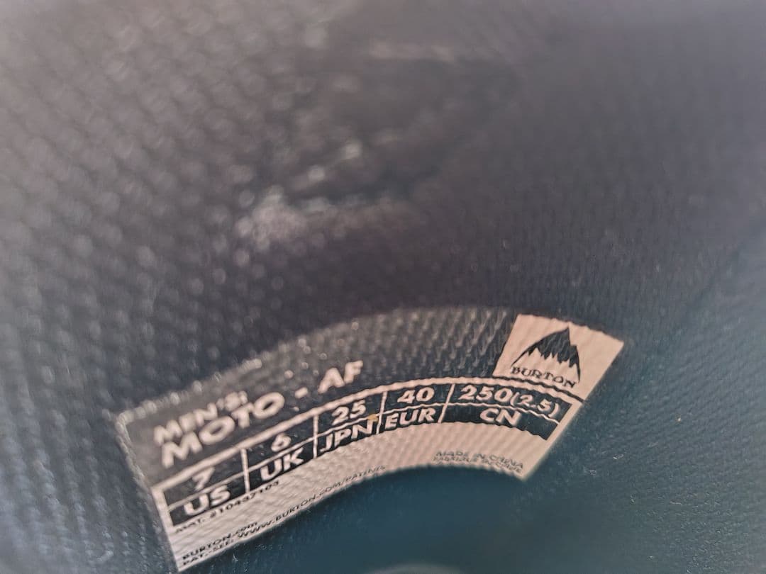 Burton Moto　スノーボードブーツ　25.0cm男女兼用