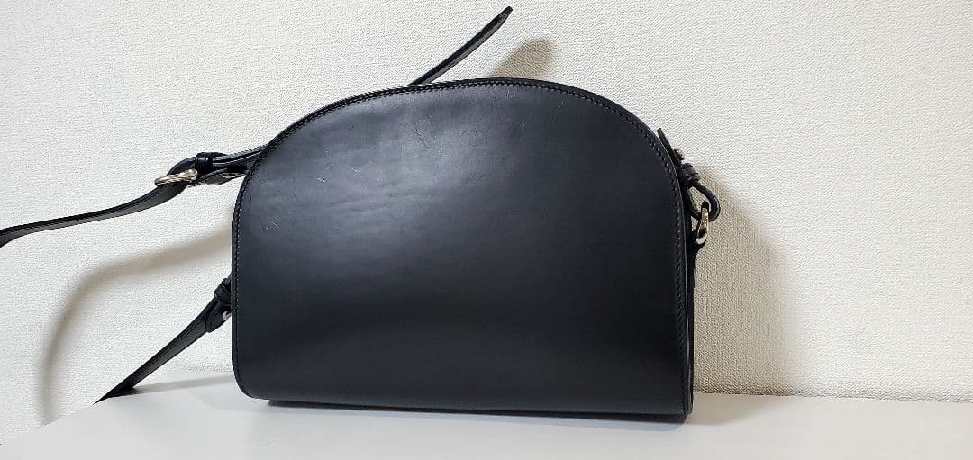 万双 ブライドル ショルダーバッグ ブラック