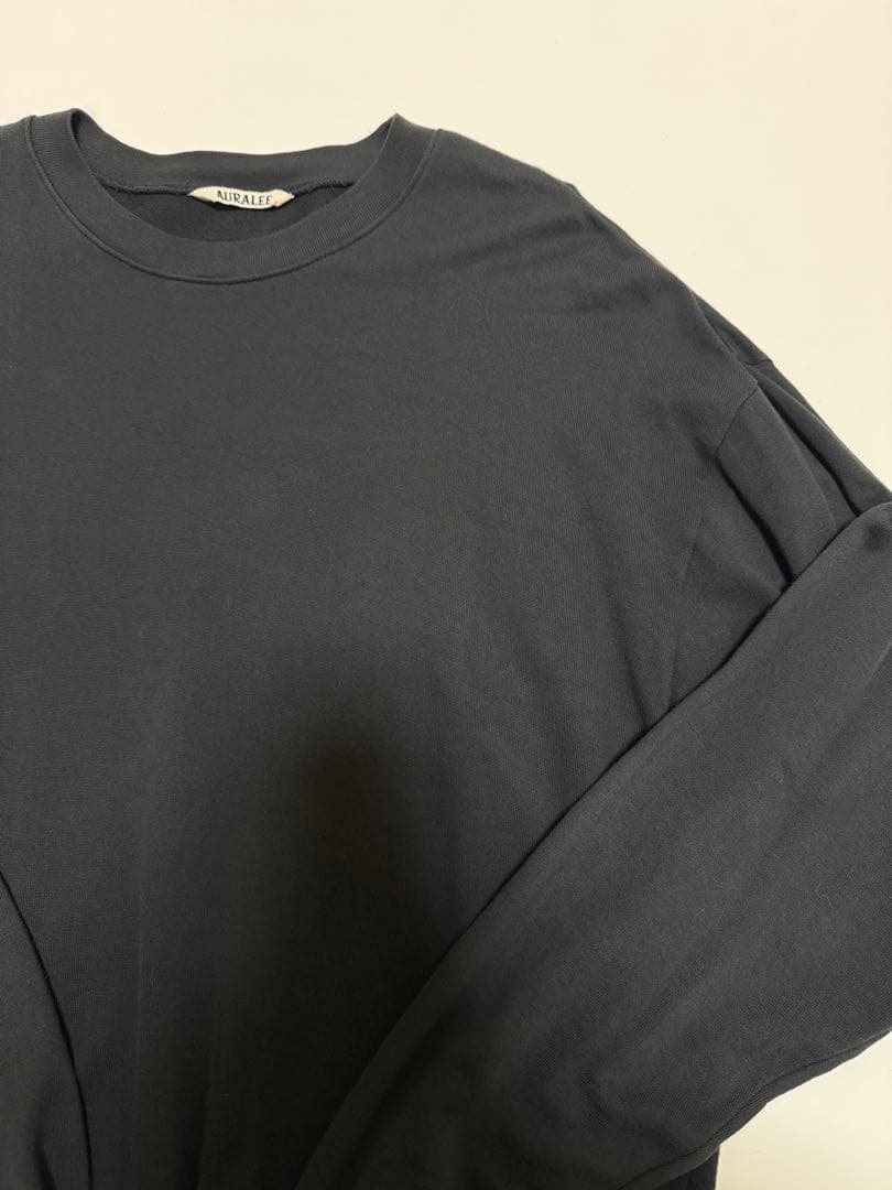 オーラリー SUPER HIGH GAUGE SWEAT P/O