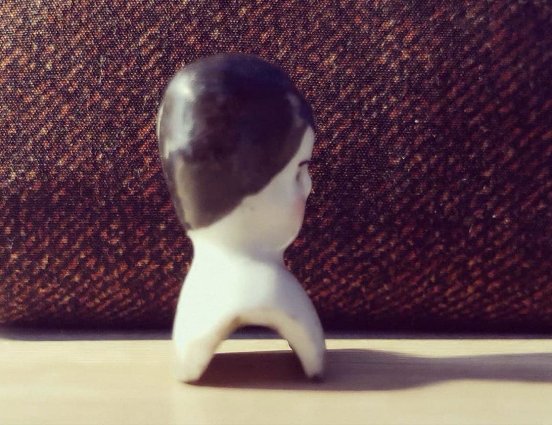 1920年代　ヴィンテージ ドイツ製 古董陶器ドールヘッド