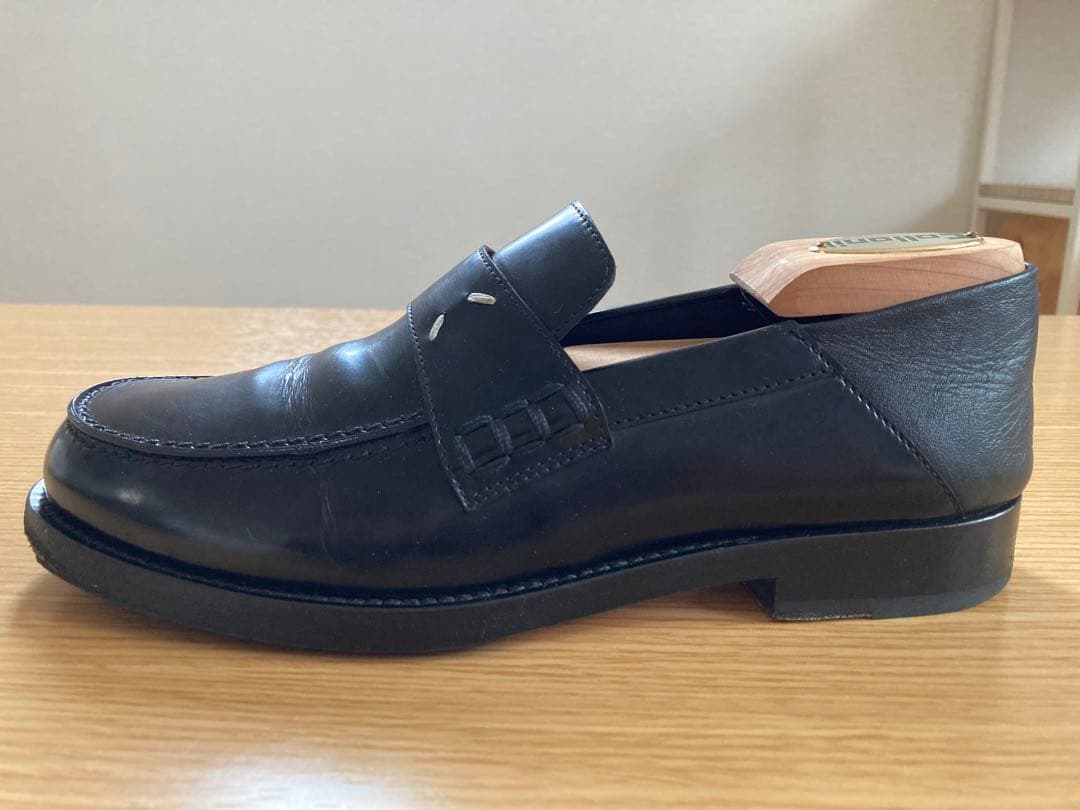 あんしん鑑定◎マルジェラローファー /黒 /普段23.5着用でちょうどのサイズ