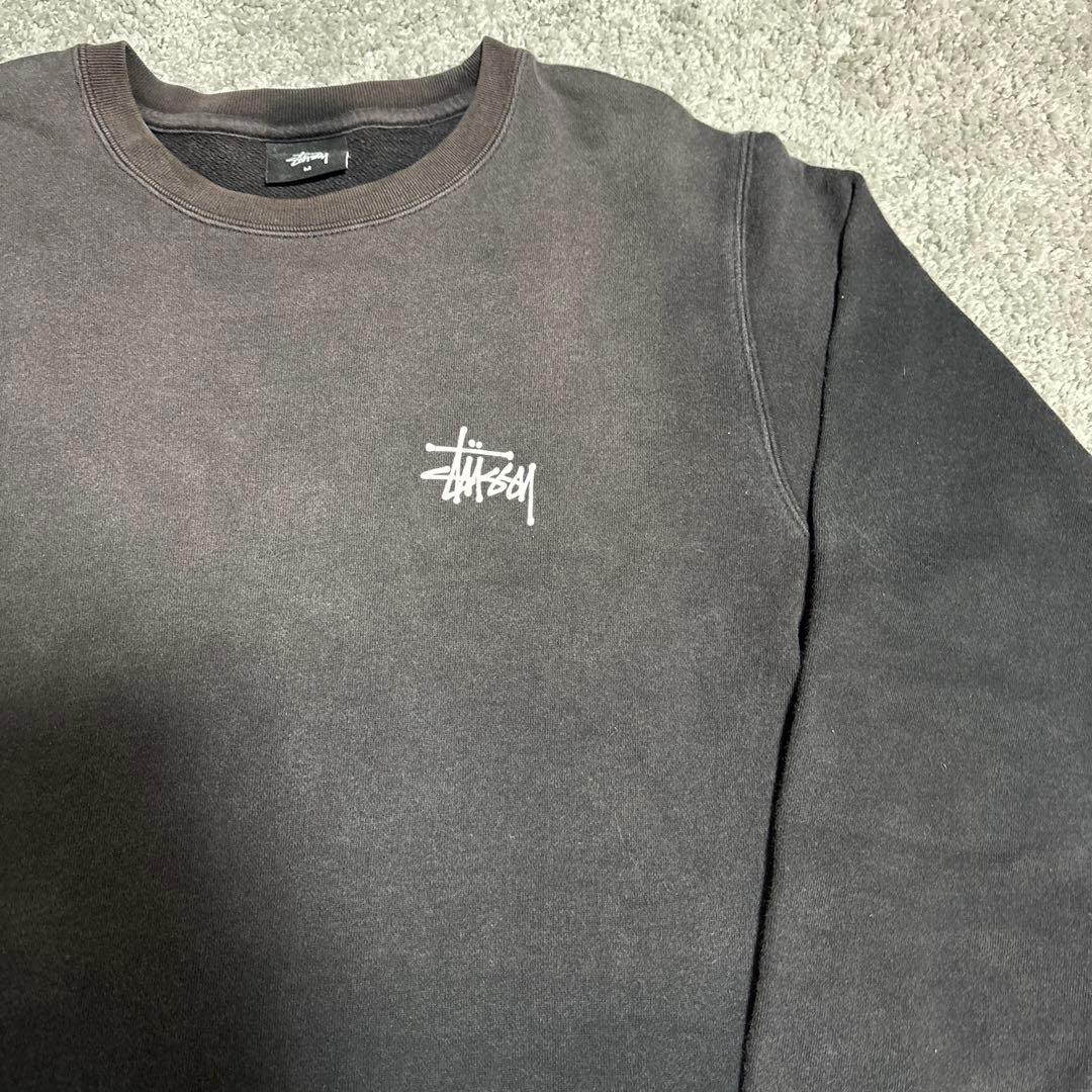 【早い者勝ち】OLD STUSSY 鬼フェード　スウェット　黒タグ　色落ち