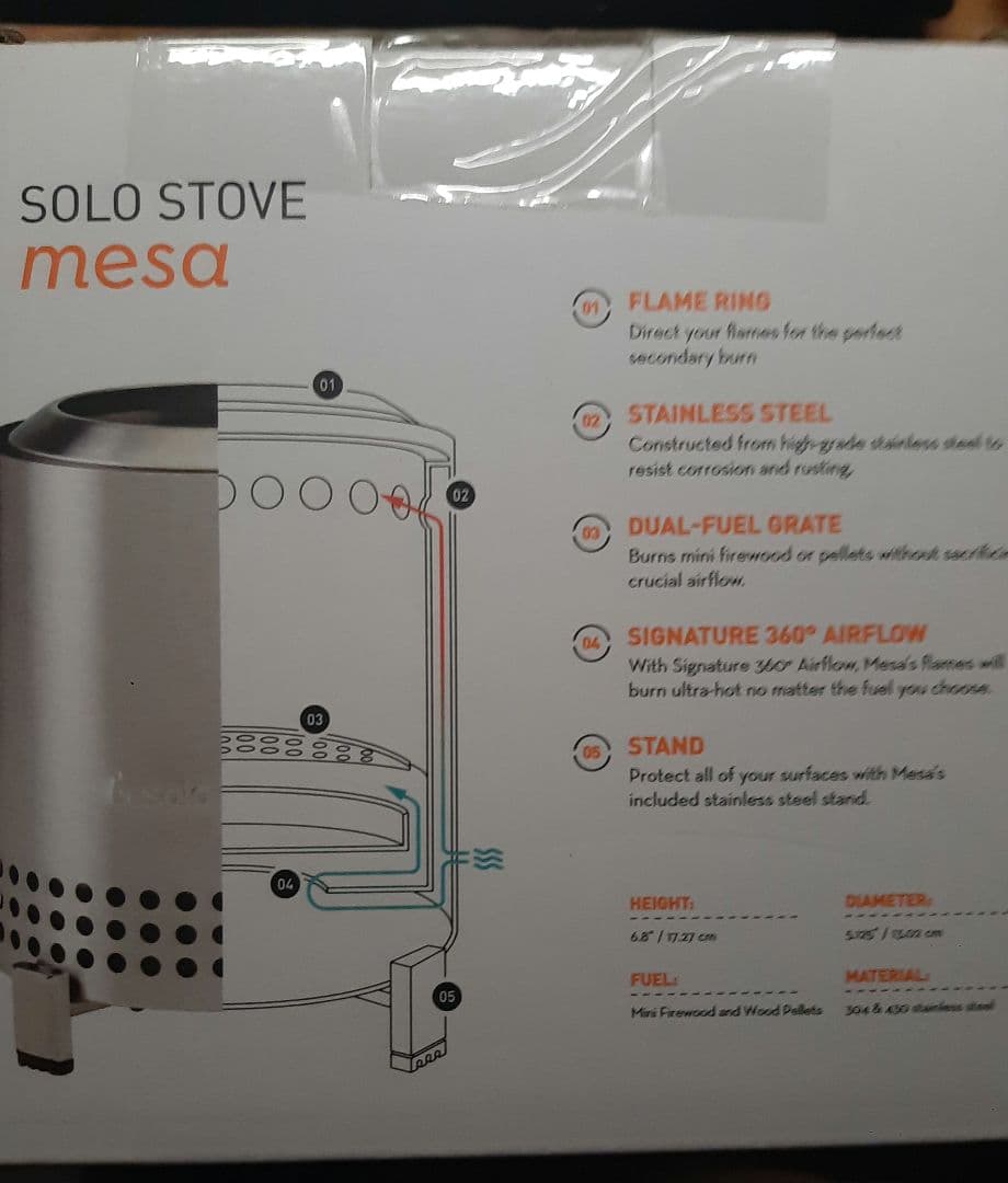 Solo Stove mesa ／ソロストーブ メサ（ステンレス）