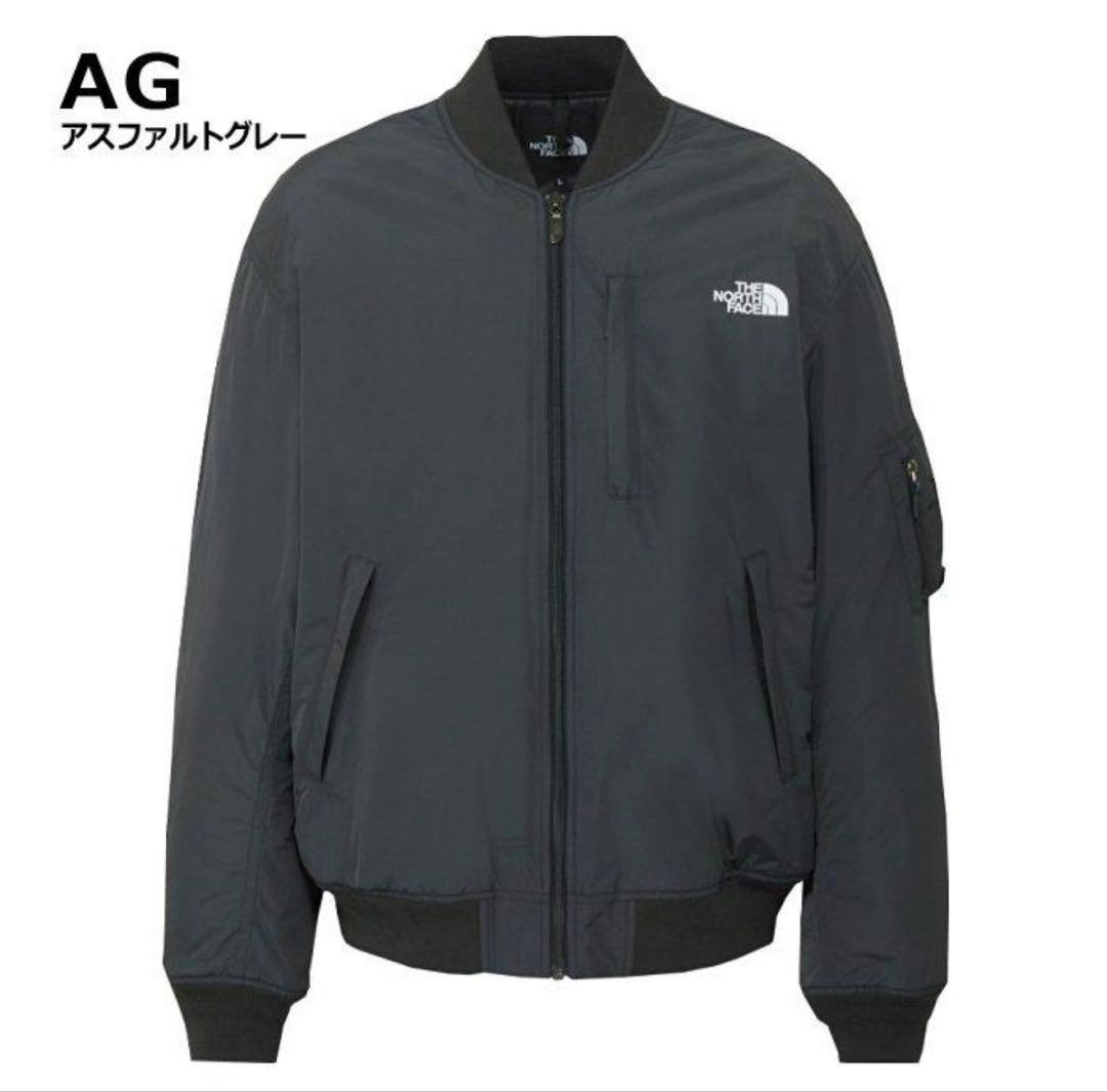 【THE NORTH FACE 】ボンバージャケット 色 アスファルトグレー