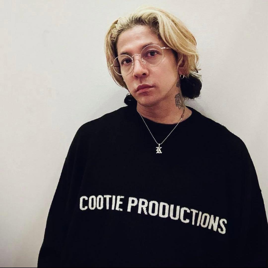 cootie Intarsia Crew Sweater KJ着用　Mサイズ