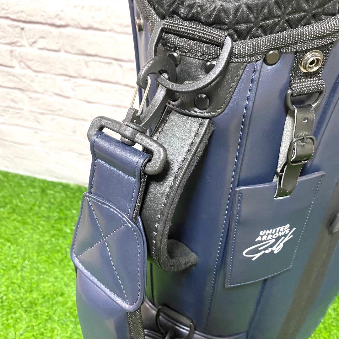 ユナイテッドアローズ UNITED ARROWS キャディバッグ ネイビー