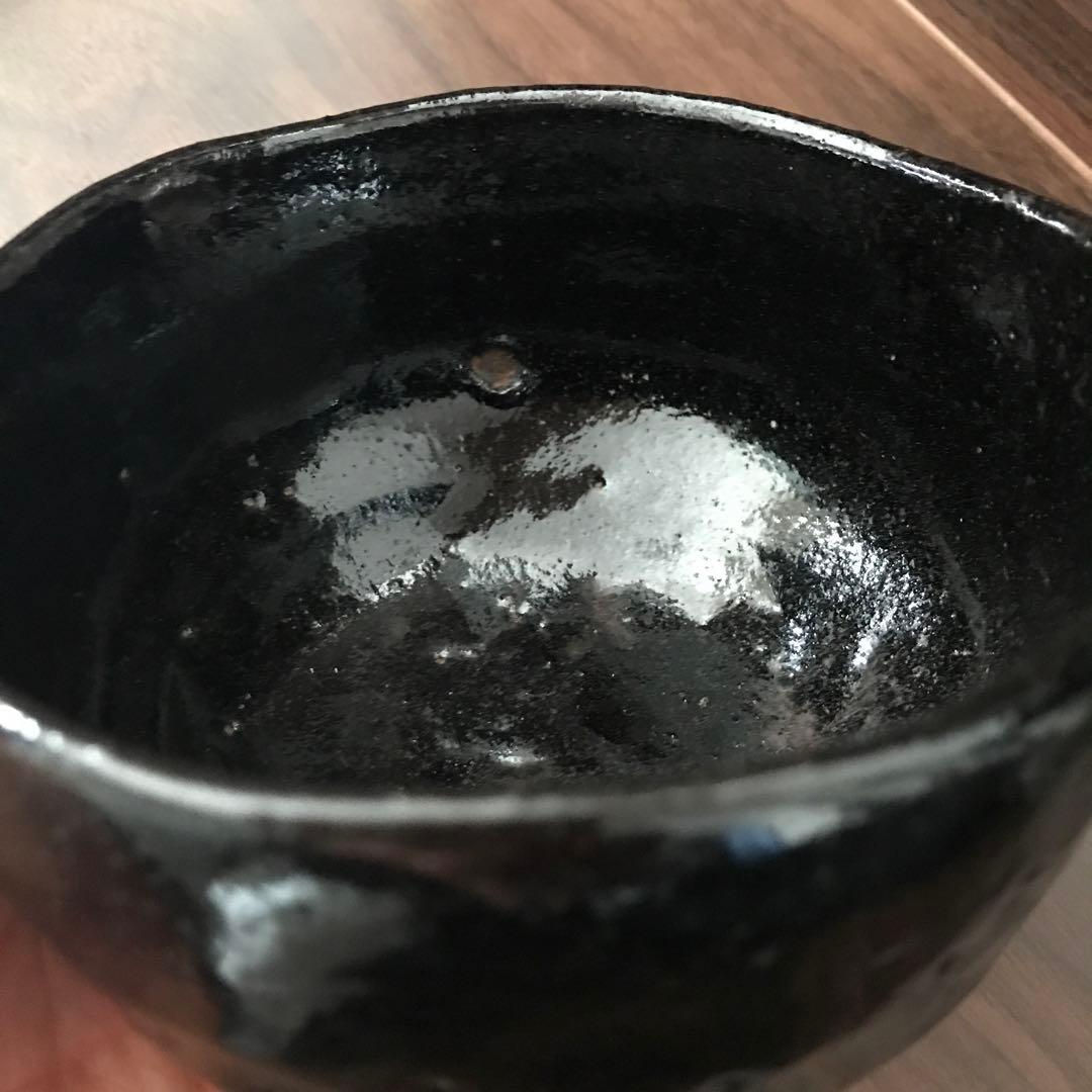 黒楽銘「青苔」十代旦入 仕覆入り 三重箱 貴重品