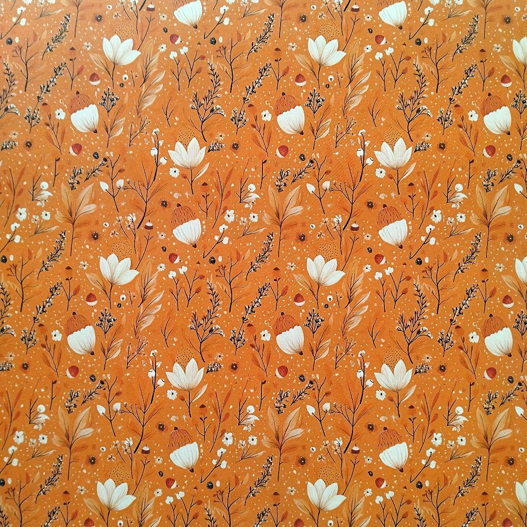 【D-151】lien様　デザインペーパー　ハロウィン　かぼちゃ　❷