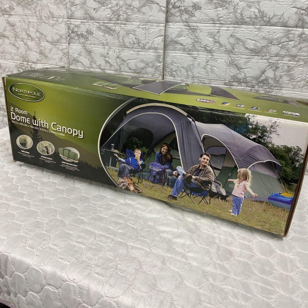 334 未使用 ノースポール 2ルームドーム ファミリーテント