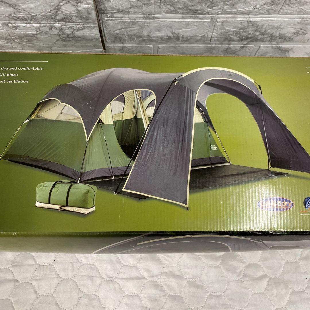 334 未使用 ノースポール 2ルームドーム ファミリーテント