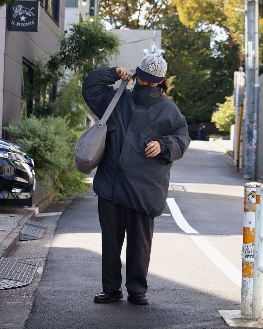 Double Peak Field Down Coat パープルレーベル