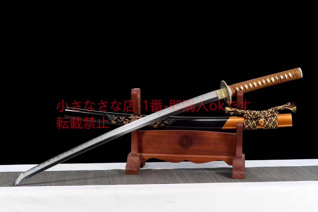 高級武士刀【春蘭秋菊】古兵器 武具 刀装具 日本刀 模造刀 居合刀