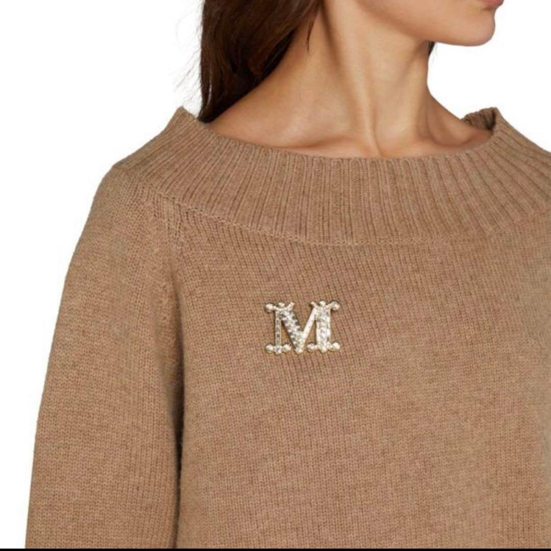 新品　マックスマーラ　クリスタルブローチ