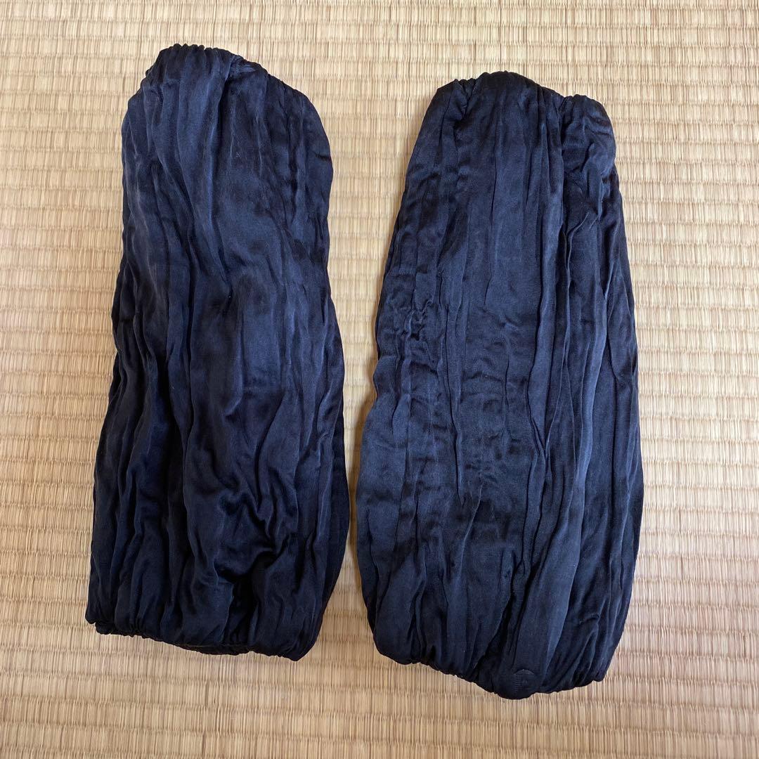 INDOCTOR ブラック シルク　レッグウォーマー