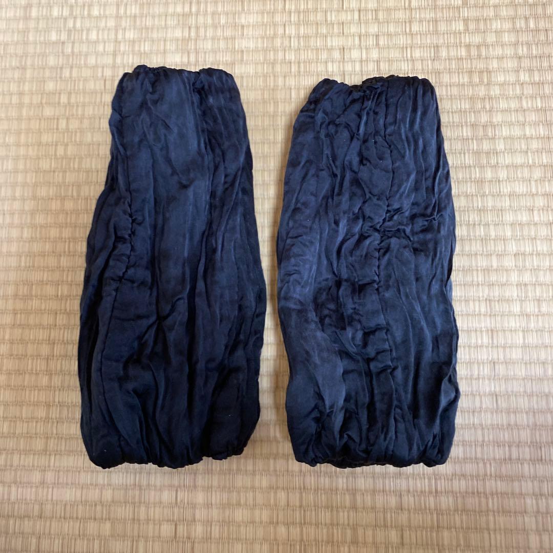 INDOCTOR ブラック シルク　レッグウォーマー
