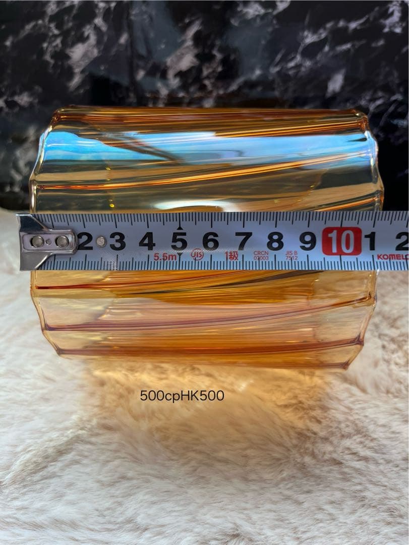 Petromax 500CP HK500 交換用ホヤ 琥珀色波模様