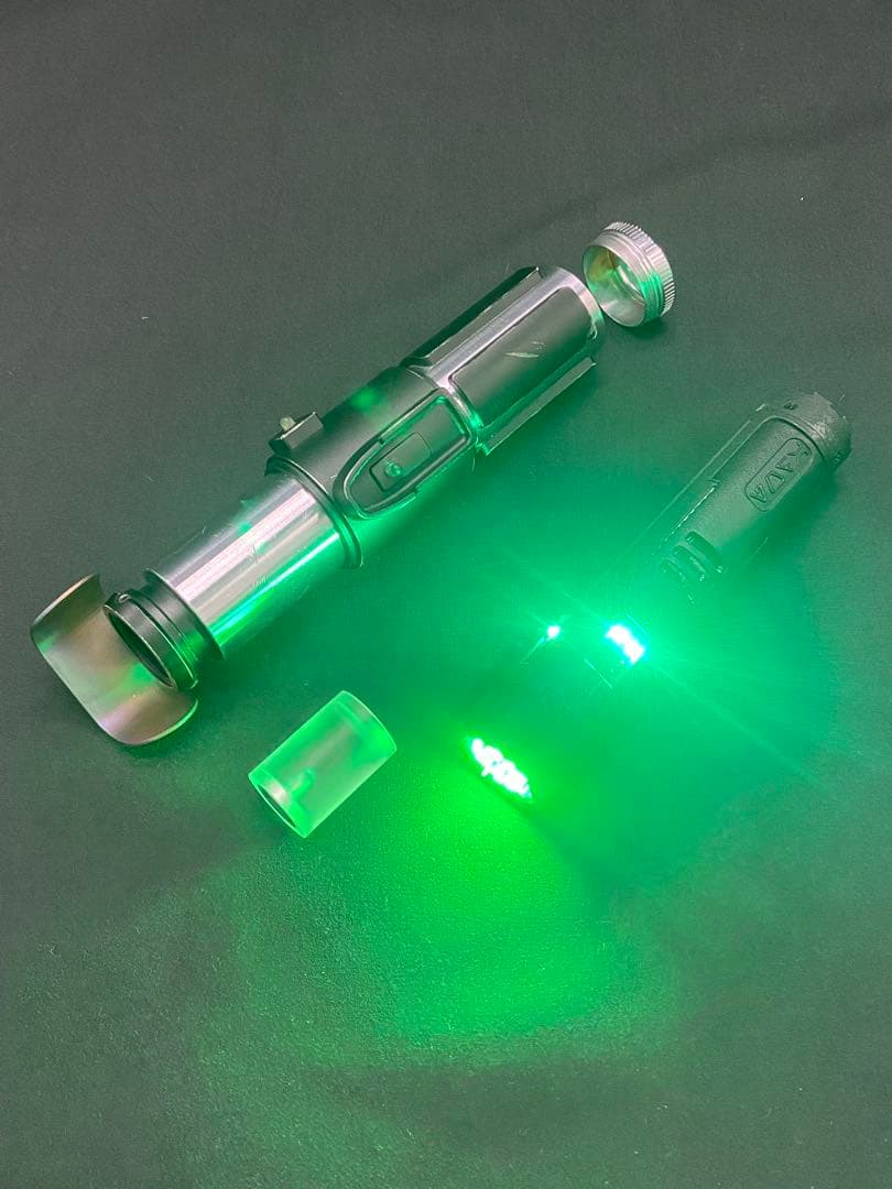 ヨーダ ウェザリングカスタムライトセーバー ルークコスの小道具やグローグー用にも