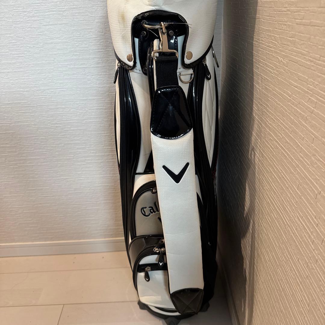 Callaway キャロウェイ　ゴルフバッグ　白　ホワイト　キャディバッグ