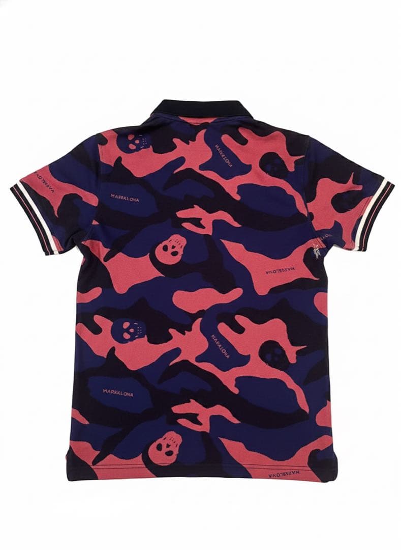 MARK&LONAカモフラージュ＆レオパード柄ポロシャツ