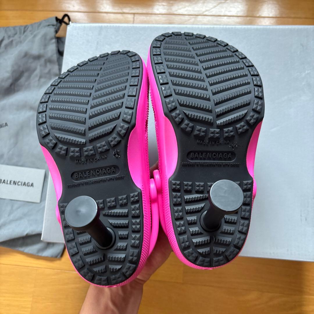 BALENCIAGA CROCS ピンク ヒール