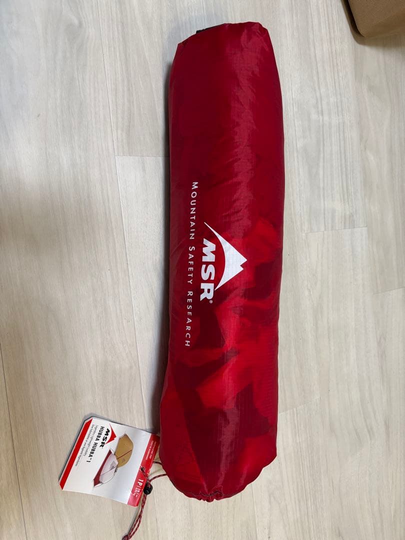 【美品】MSR Hubba Hubba 1専用フットプリント付き 1人用