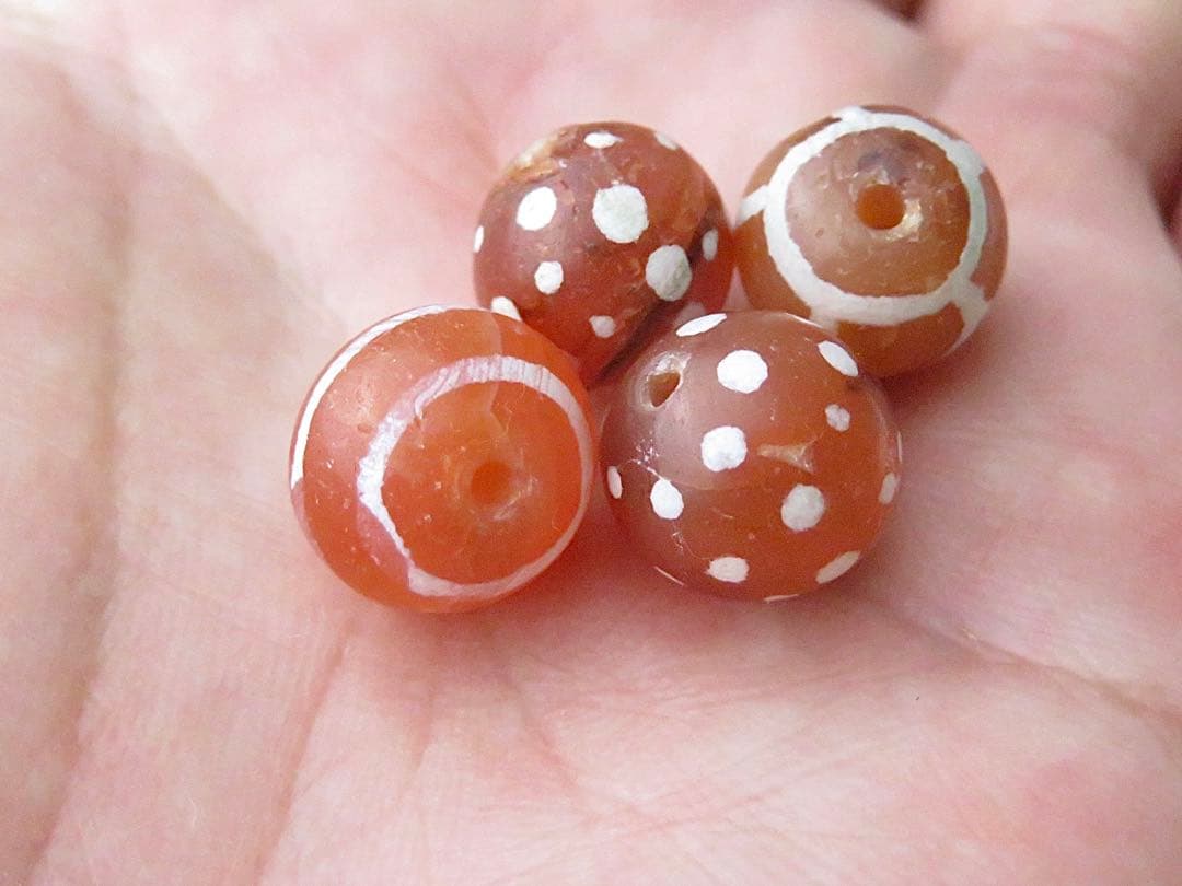 古代とんぼ玉　4個セット