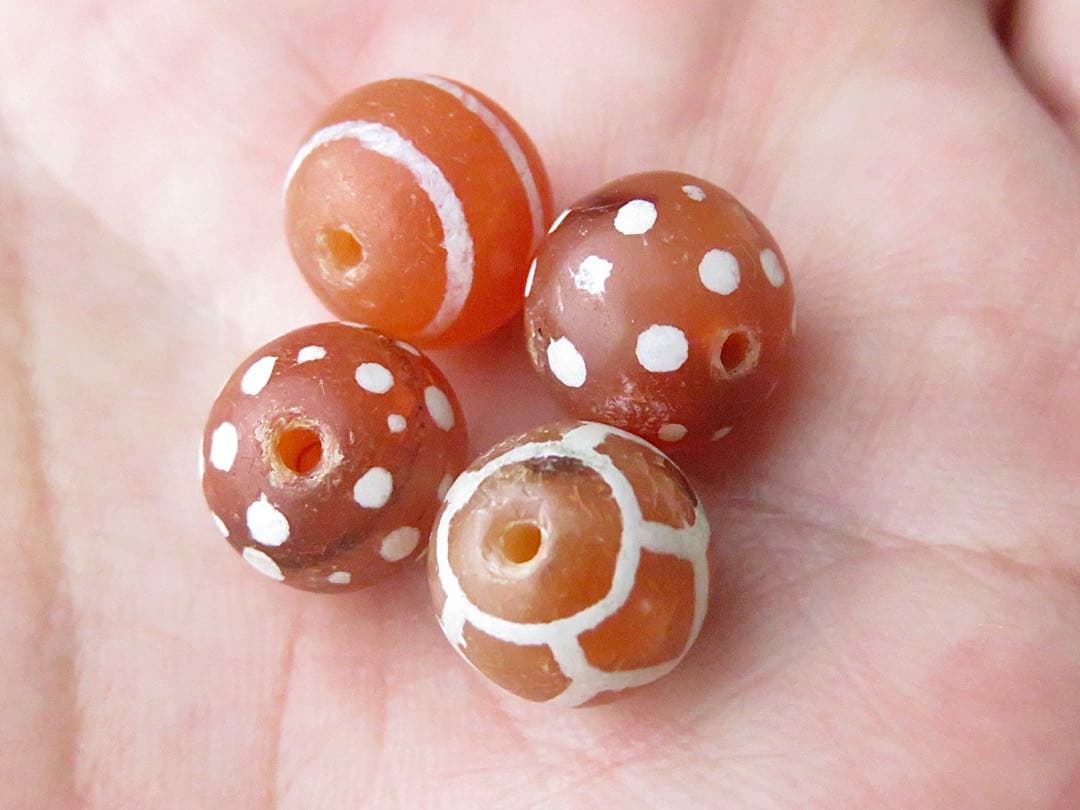 古代とんぼ玉　4個セット