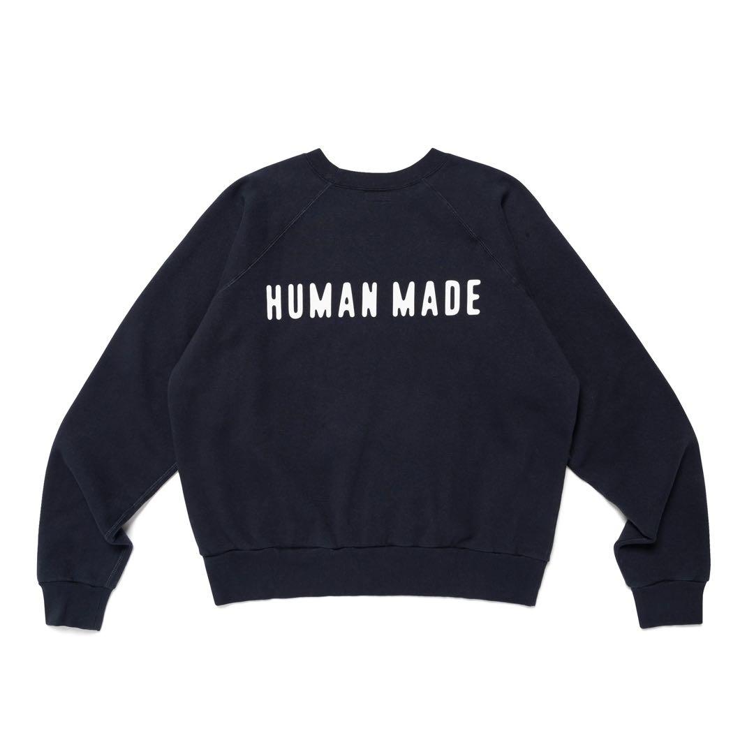 HUMAN MADE ネイビー トレーナー