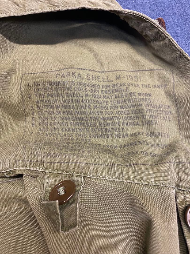 米軍実物美品M51モッズコートUS.ARMY