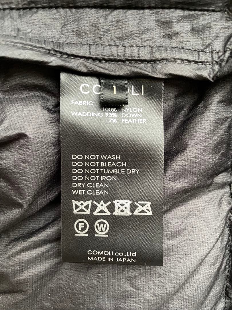 美品 COMOLI ダウンジャケット 25aw サイズ1