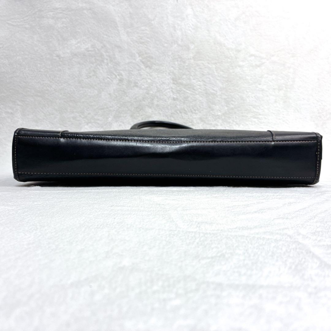 ⭐️希少⭐️ ポロカントリー　ビジネス　ブリーフケース　レザー　A4 ブラック　黒