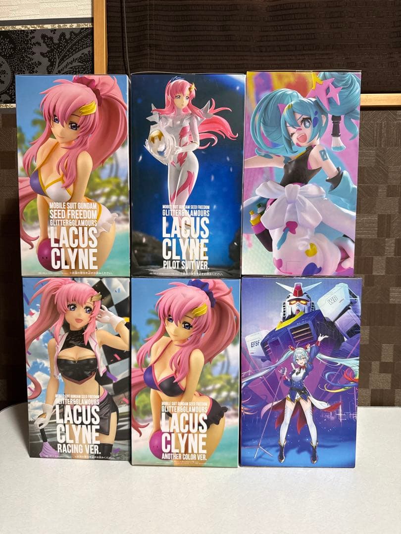 ラクス　初音ミク　フィギュア　6点