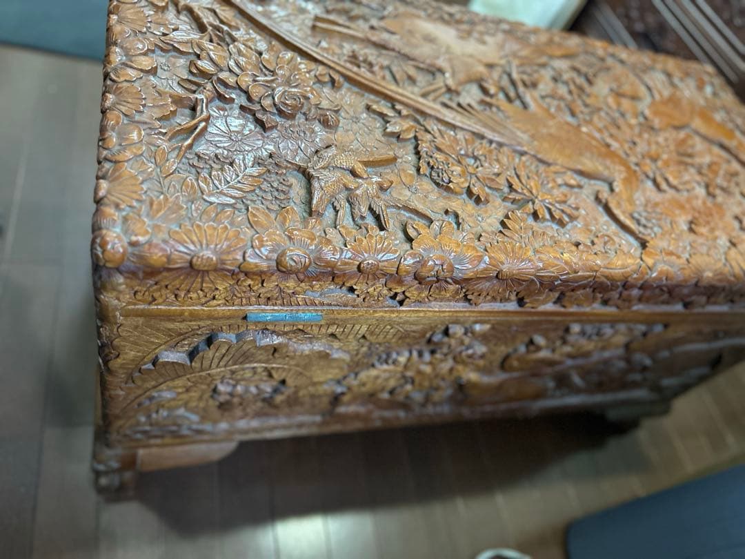 中国　アンティーク家具　大型収納ボックス