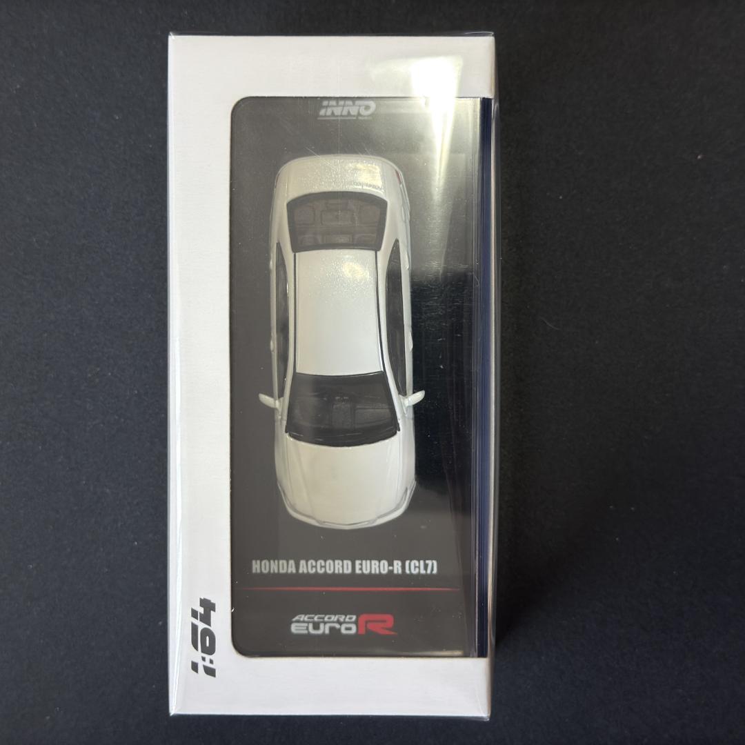 INNO64 ホンダ アコード ユーロR CL7 白 1/64